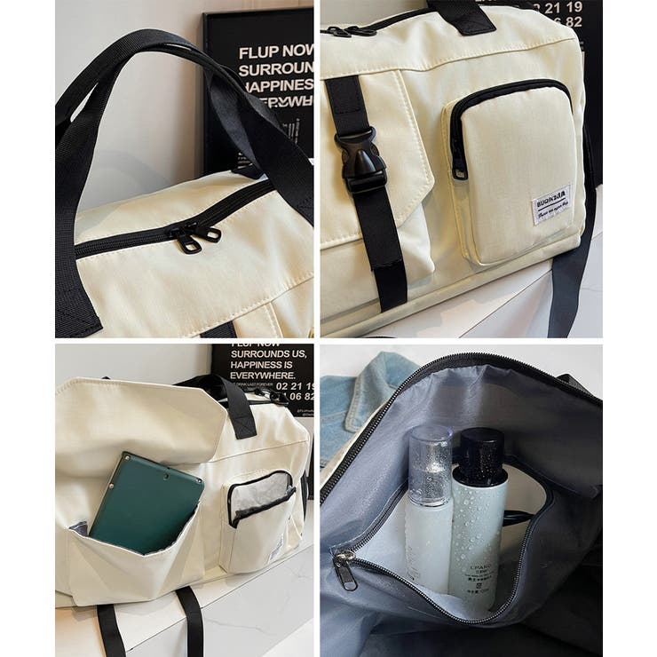 2WAYユニセックス 大容量ナイロンバッグシンプル シューズ収納旅行バッグ | SUNSHINE CLOSET | 詳細画像22 