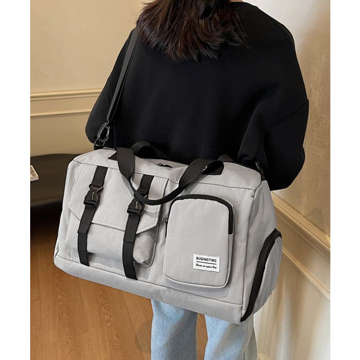 2WAYユニセックス 大容量ナイロンバッグシンプル シューズ収納旅行バッグ | SUNSHINE CLOSET | 詳細画像9 