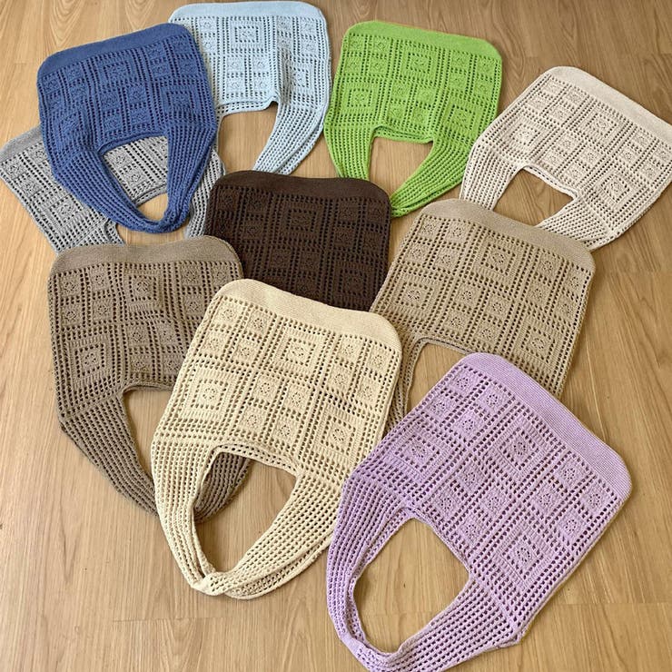 ニットバッグ クロシェ編み トートバッグ | SUNSHINE CLOSET | 詳細画像13 