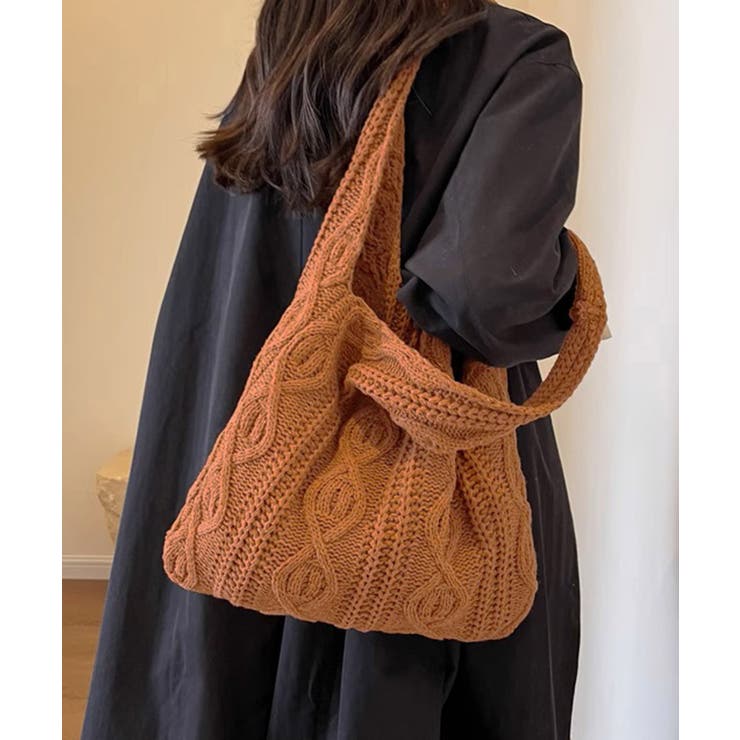 ニットバッグ 韓国 トートバッグ 大容量 | SUNSHINE CLOSET | 詳細画像16 