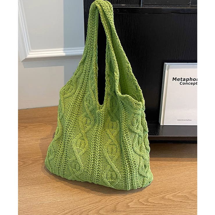 ニットバッグ 韓国 トートバッグ 大容量 | SUNSHINE CLOSET | 詳細画像23 