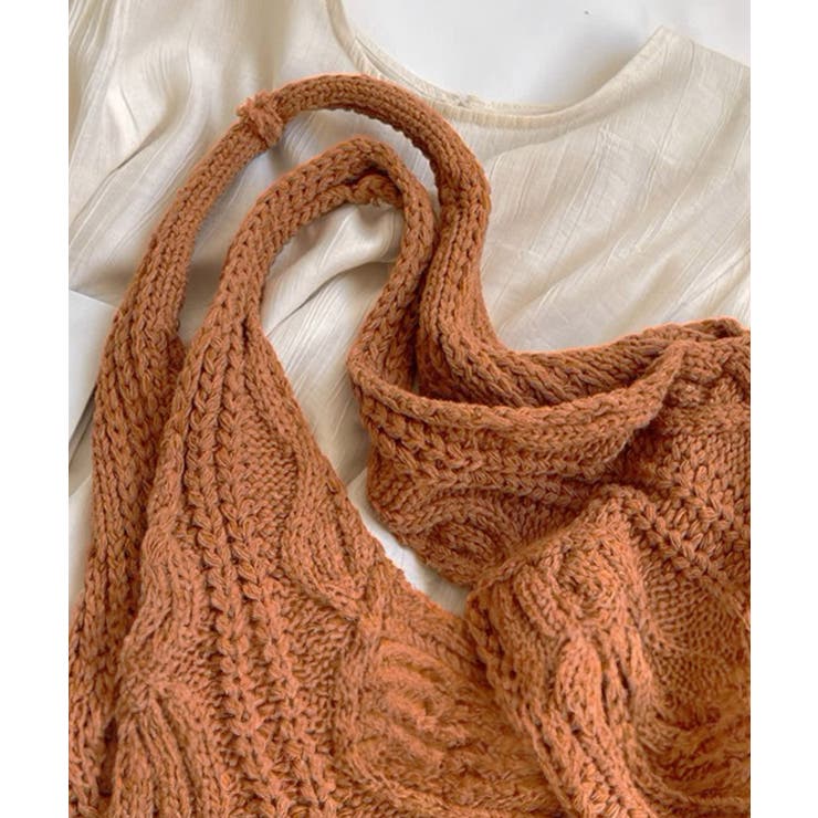 ニットバッグ 韓国 トートバッグ 大容量 | SUNSHINE CLOSET | 詳細画像26 