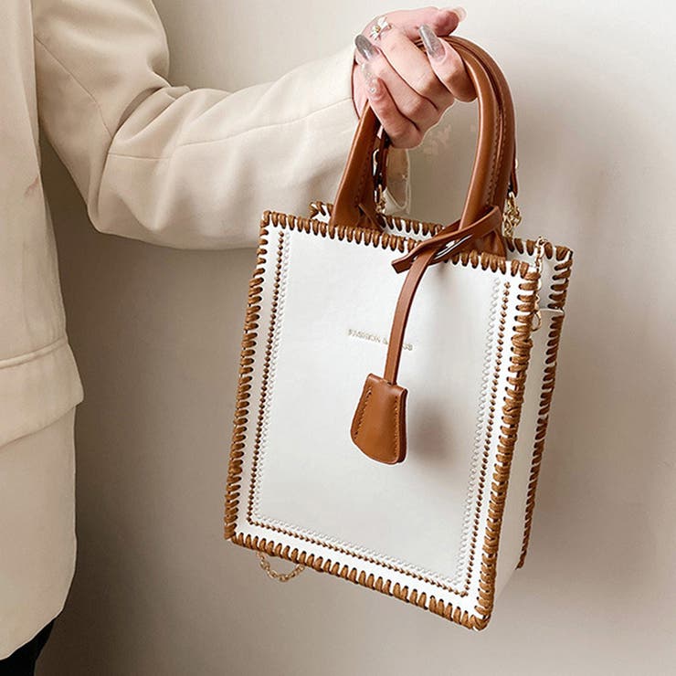 ホワイト | ショルダーバッグ チェーン PUレザー | SUNSHINE CLOSET