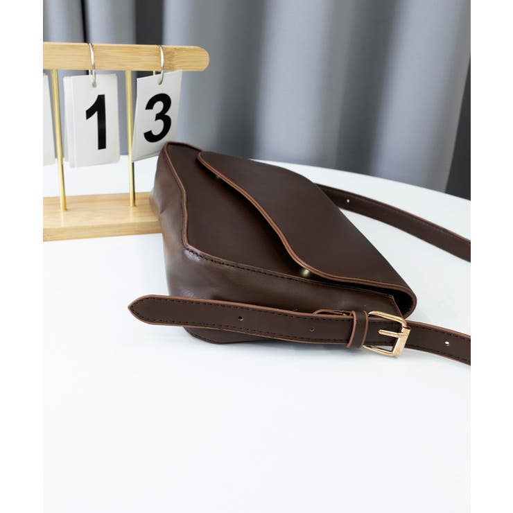 Jet Setter こどうぐかばん　レザーショルダーバッグ ブラウン ブラウンレザーショルダーバッグ