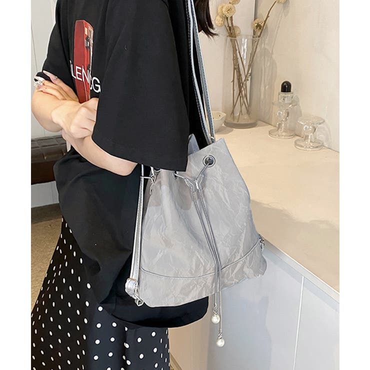 ショルダーバッグ バケツ型鞄 巾着バッグ | SUNSHINE CLOSET | 詳細画像6 