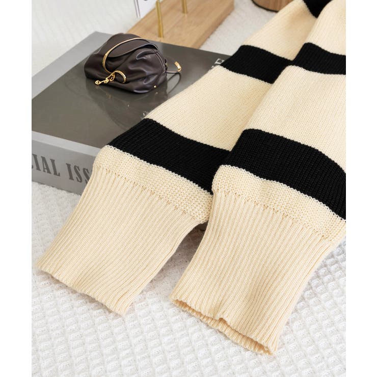 ニットトップス ハーフジップ 襟付き | SUNSHINE CLOSET | 詳細画像17 