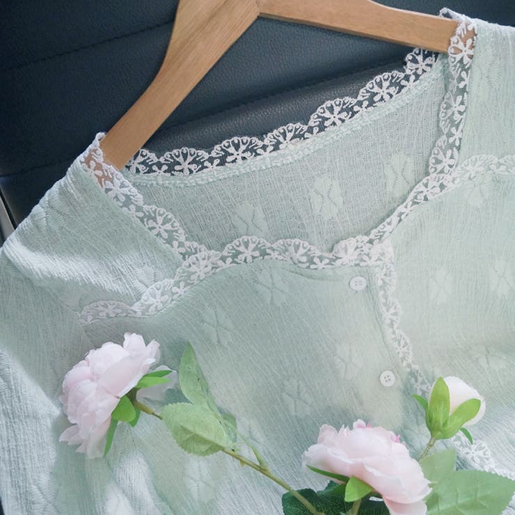 シャツブラウス レース切り替え 春秋 | SUNSHINE CLOSET | 詳細画像7 