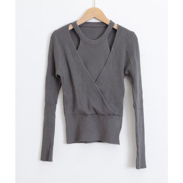 ニットトップス 長袖 レイヤード風 秋冬 | SUNSHINE CLOSET | 詳細画像12 