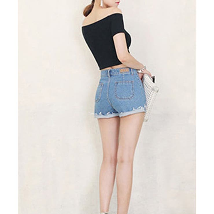 へそ出し Tシャツ夏 ショート丈トップス | SUNSHINE CLOSET | 詳細画像3 