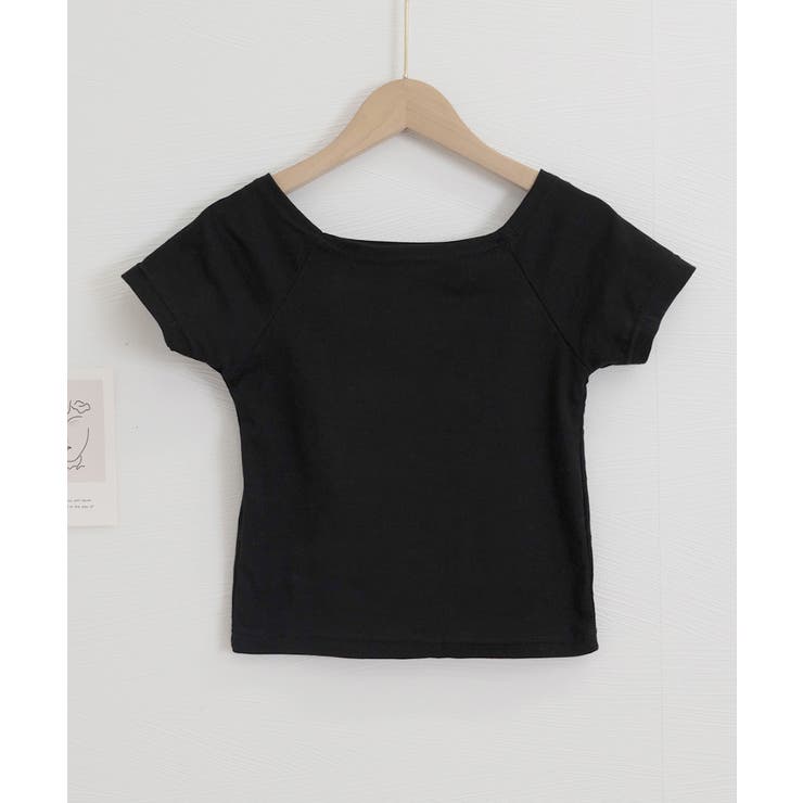 へそ出し Tシャツ夏 ショート丈トップス | SUNSHINE CLOSET | 詳細画像9 