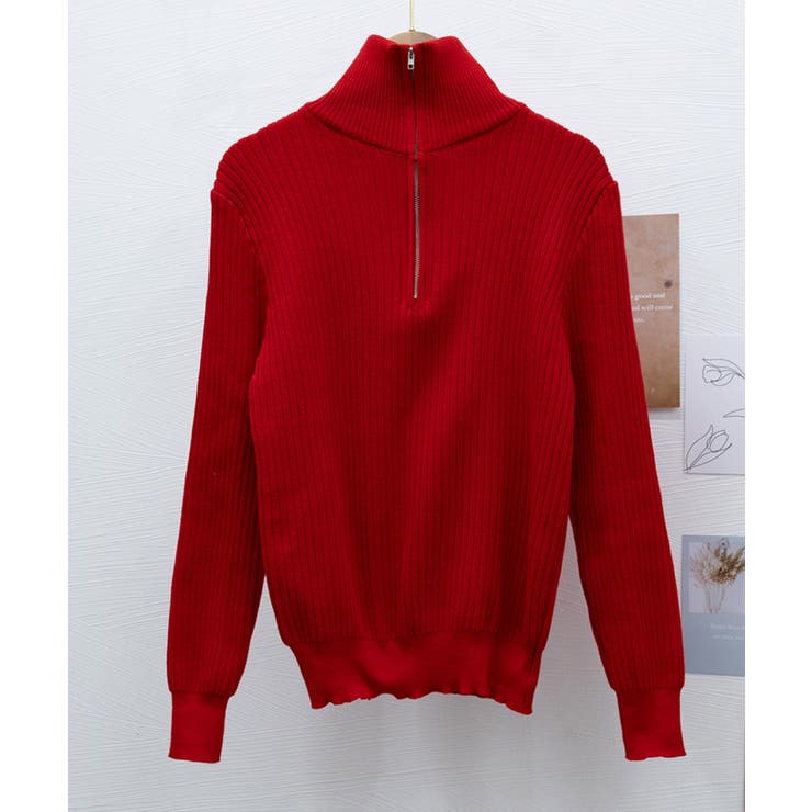 ニットトップス ハーフジップ 春秋冬 | SUNSHINE CLOSET | 詳細画像11 