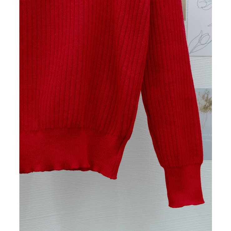 ニットトップス ハーフジップ 春秋冬 | SUNSHINE CLOSET | 詳細画像13 