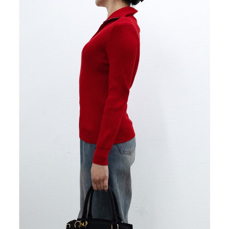 ニットトップス ハーフジップ 春秋冬 | SUNSHINE CLOSET | 詳細画像8 