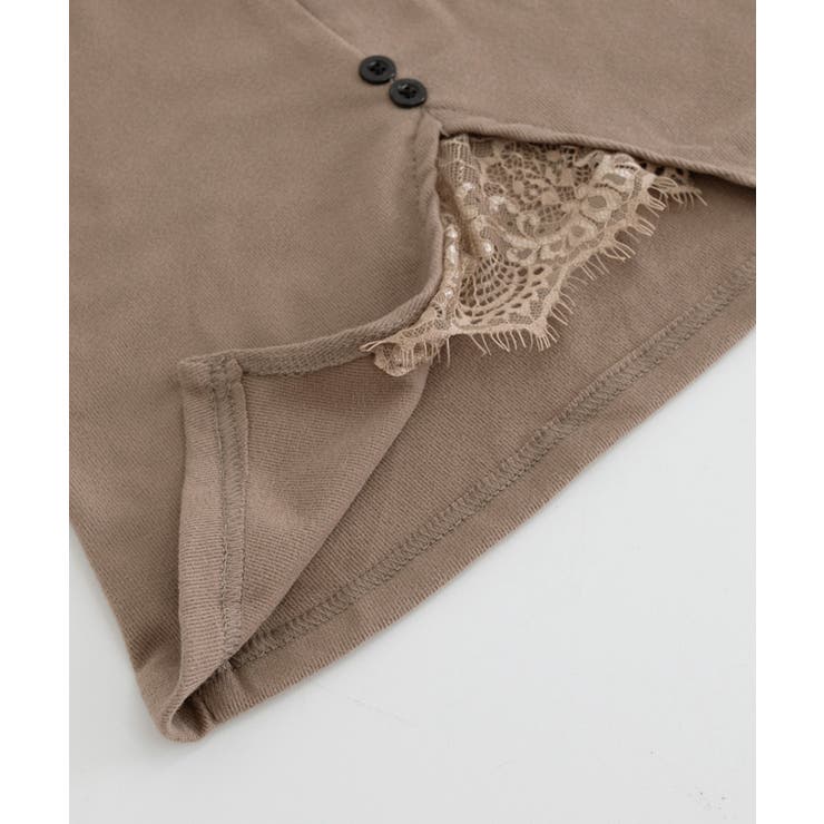 カットソー レース切り替え 長袖Tシャツ | SUNSHINE CLOSET | 詳細画像12 