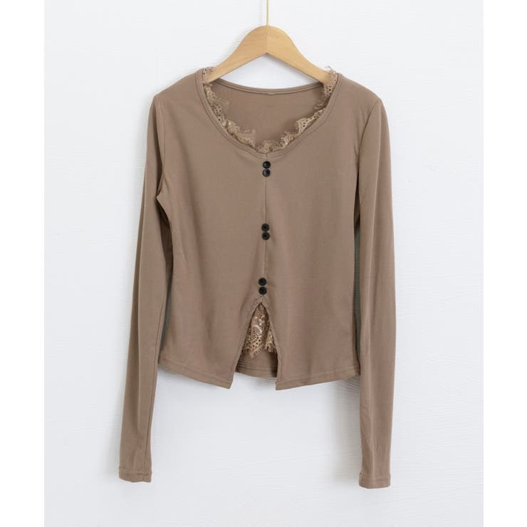 カットソー レース切り替え 長袖Tシャツ | SUNSHINE CLOSET | 詳細画像8 