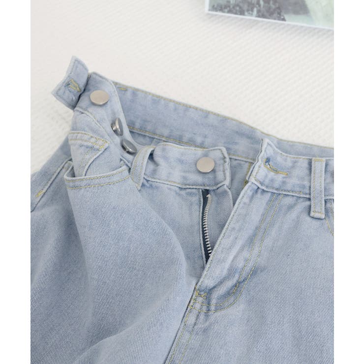デニムパンツ ウエスト調整可能 ボトムス | SUNSHINE CLOSET | 詳細画像13 