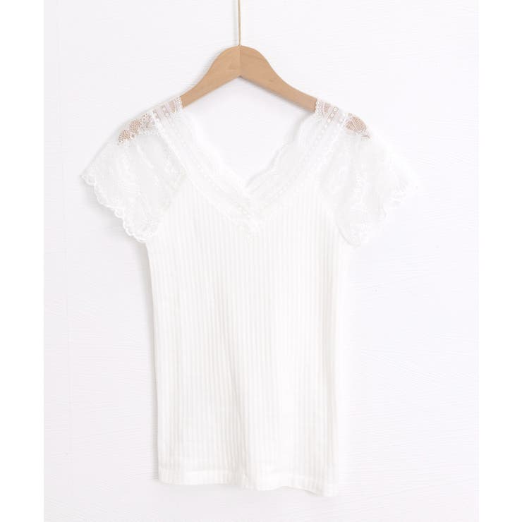 レディース レース切替トップス きれいめ重ね着 | SUNSHINE CLOSET | 詳細画像11 