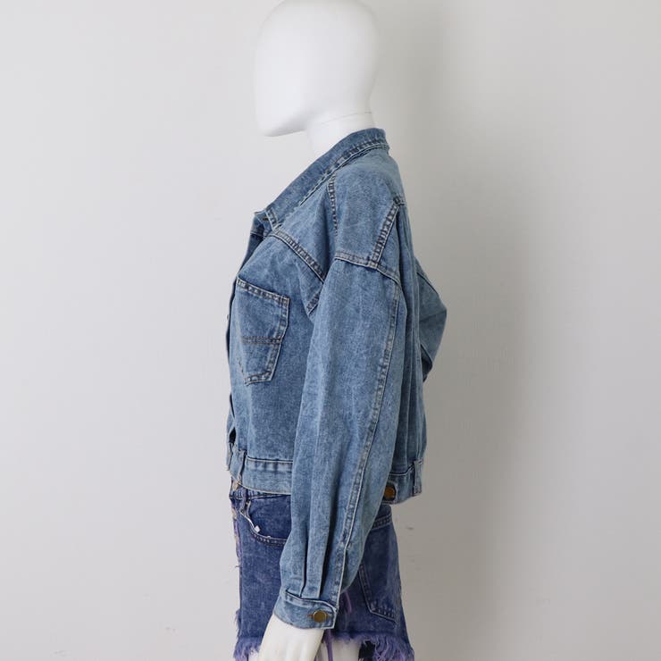 デニムジャケット ショート丈 アウター | SUNSHINE CLOSET | 詳細画像9 