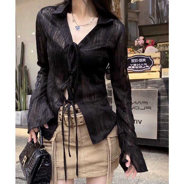 カーディガン 長袖 ボレロ 羽織り 薄手 | SUNSHINE CLOSET | 詳細画像1 