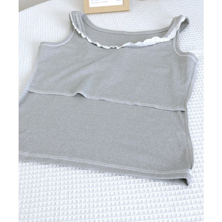 タンクトップ Uネック 韓国風 重ね着 | SUNSHINE CLOSET | 詳細画像12 