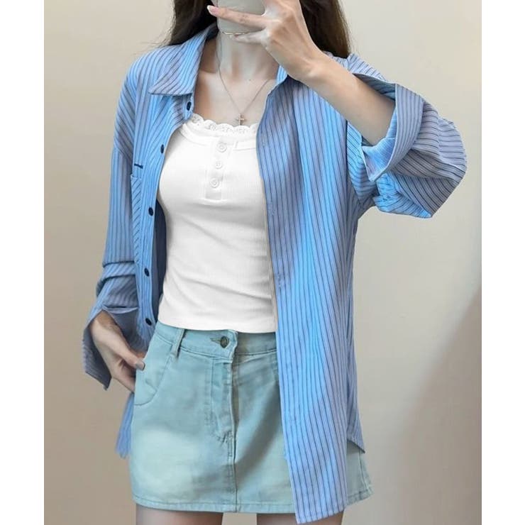 タンクトップ Uネック 韓国風 重ね着 | SUNSHINE CLOSET | 詳細画像6 