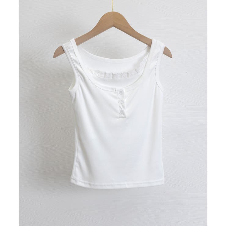 タンクトップ Uネック 韓国風 重ね着 | SUNSHINE CLOSET | 詳細画像7 