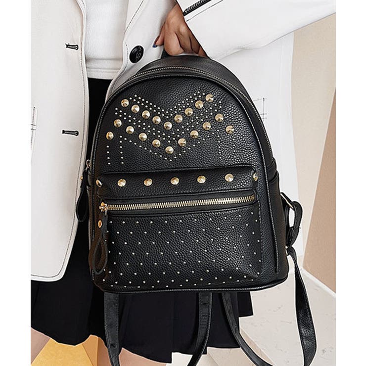 リュックサック スタッズ フェイクレザー | SUNSHINE CLOSET | 詳細画像2 