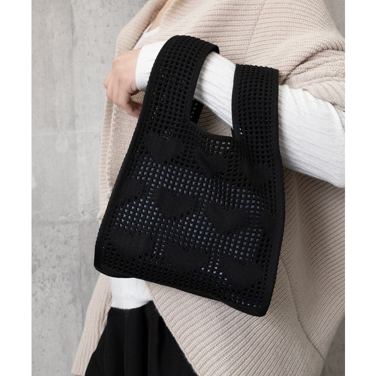 ハンドバッグ ハート柄鞄 マルシェバッグ | SUNSHINE CLOSET | 詳細画像3 