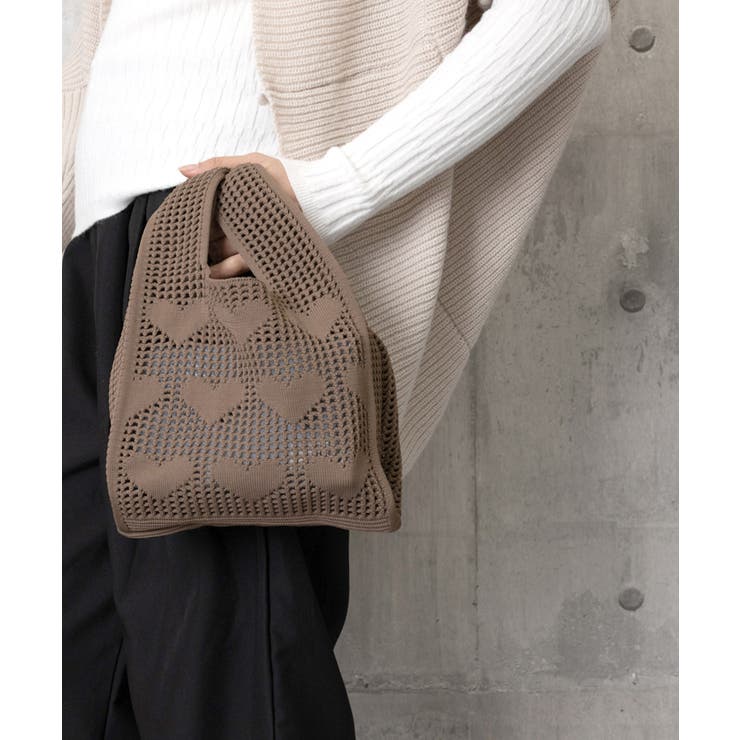 ハンドバッグ ハート柄鞄 マルシェバッグ | SUNSHINE CLOSET | 詳細画像5 