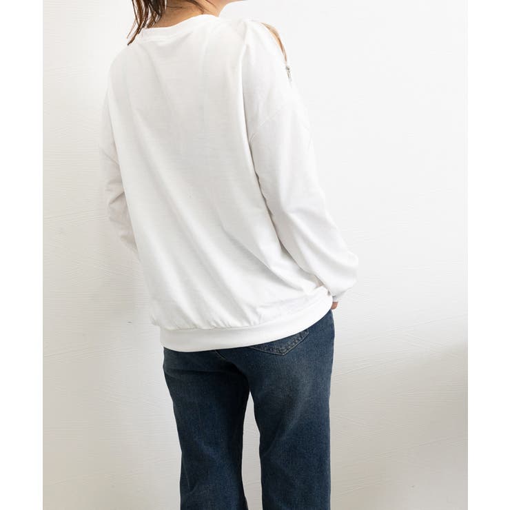 トレーナー オープンショルダー 無地 | SUNSHINE CLOSET | 詳細画像12 