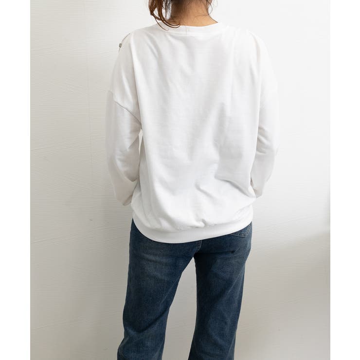 トレーナー オープンショルダー 無地 | SUNSHINE CLOSET | 詳細画像13 