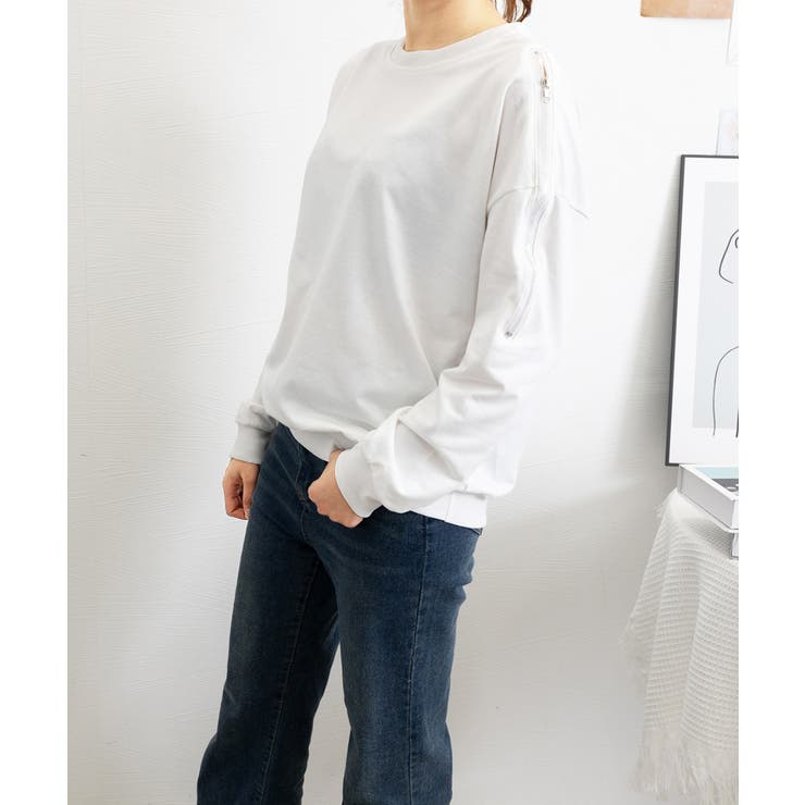 トレーナー オープンショルダー 無地 | SUNSHINE CLOSET | 詳細画像8 