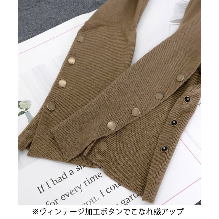 ニットトップス 長袖 ハイネック 重ね着 | SUNSHINE CLOSET | 詳細画像13 