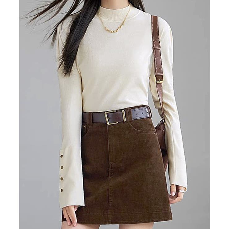 ニットトップス 長袖 ハイネック 重ね着 | SUNSHINE CLOSET | 詳細画像3 