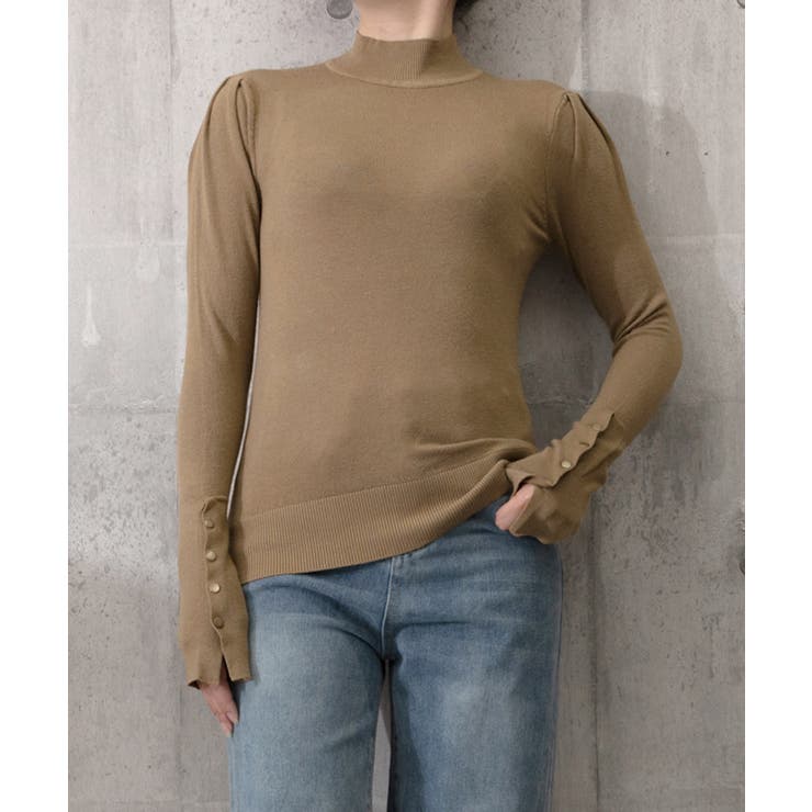 ニットトップス 長袖 ハイネック 重ね着 | SUNSHINE CLOSET | 詳細画像7 