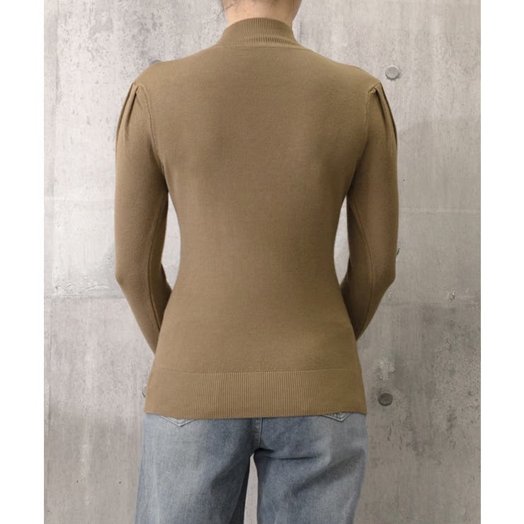 ニットトップス 長袖 ハイネック 重ね着 | SUNSHINE CLOSET | 詳細画像9 