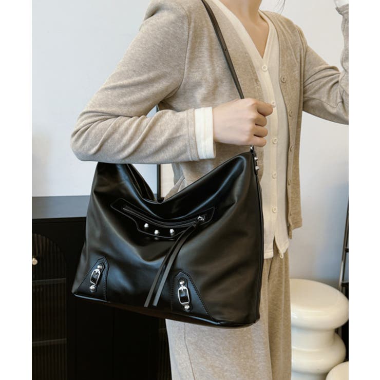 トートバッグ PUレザー 大容量かばん | SUNSHINE CLOSET | 詳細画像3 