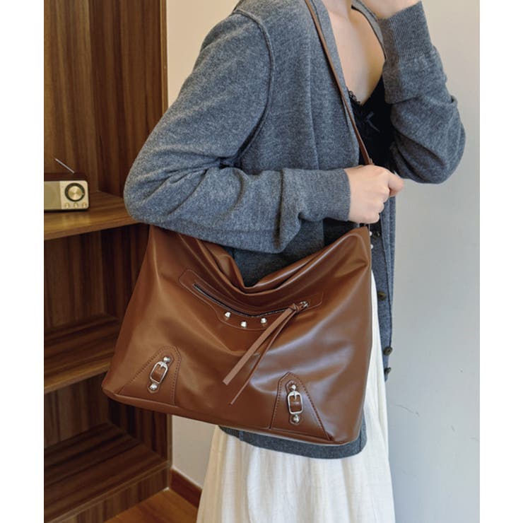 トートバッグ PUレザー 大容量かばん | SUNSHINE CLOSET | 詳細画像7 