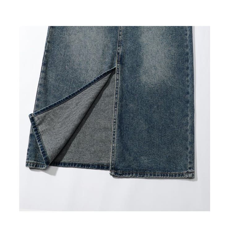 デニムスカート ロング フロントスリット | SUNSHINE CLOSET | 詳細画像13 