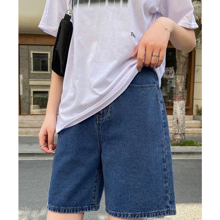 デニムパンツ ショート丈 ジーンズ 美脚 | SUNSHINE CLOSET | 詳細画像4 