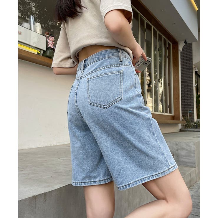 デニムパンツ ショート丈 ジーンズ 美脚 | SUNSHINE CLOSET | 詳細画像8 
