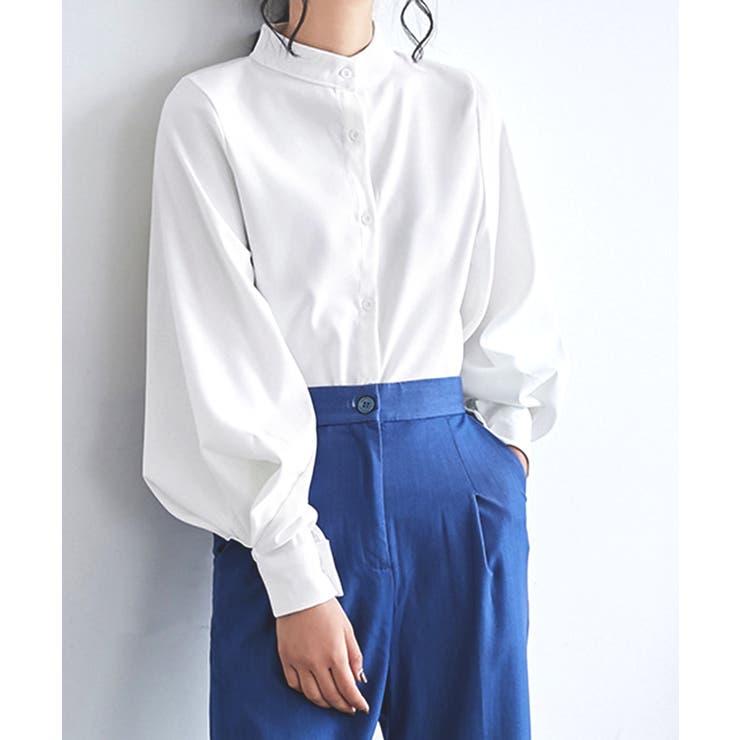 シャツブラウス 韓国風 長袖トップス | SUNSHINE CLOSET | 詳細画像1 