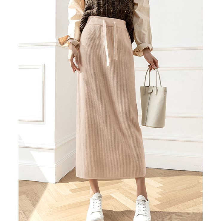 ロングスカート ミモレ丈 秋冬服 韓国風 | SUNSHINE CLOSET | 詳細画像4 