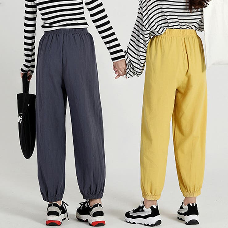 25SS人気ジョガーパンツ【MARITHE】ARCH LOGO SWEAT PANTS★3色 ジョガーパンツ スウェットパンツ 春[品番：AGCW0002203