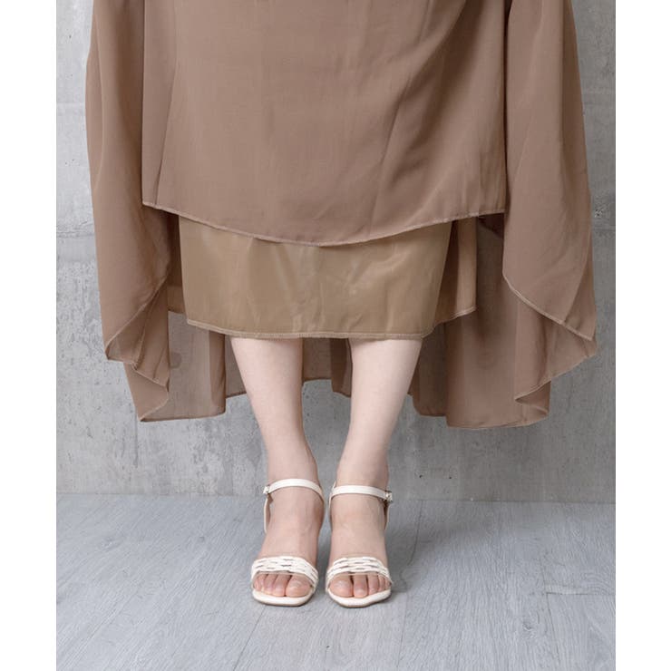 ロングスカート シフォン 裏地付き 春夏 | SUNSHINE CLOSET | 詳細画像15 