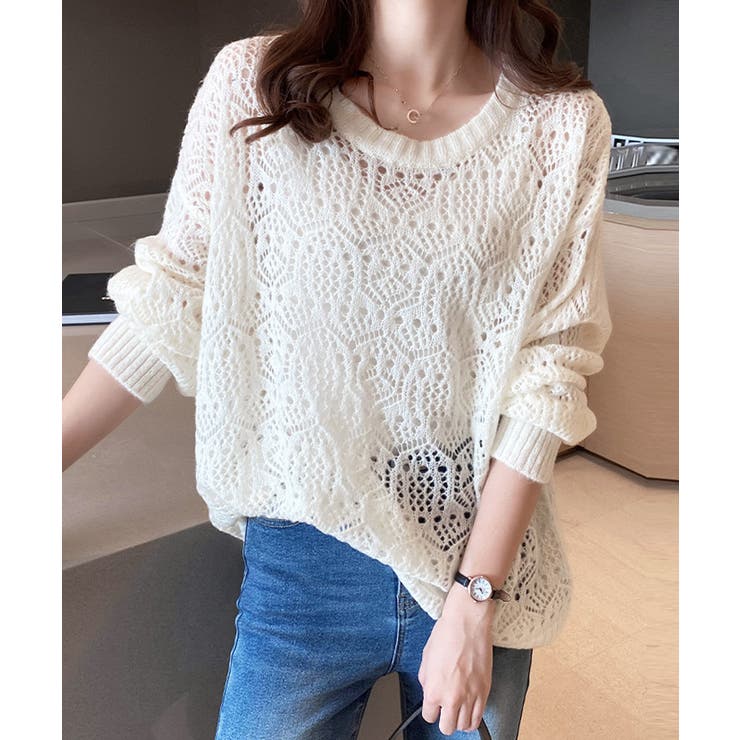 【全2色】配色ボタン長袖ニットトップ　アイボリー ブラック 【kolji-e12304top】( mja )(250109) 楽天市場】【全2色】配色ボタン長袖ニットトップ アイボリー