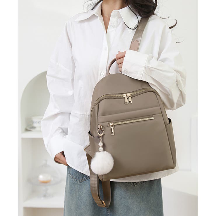 リュックサック 軽量 ファーチャーム付き | SUNSHINE CLOSET | 詳細画像5 