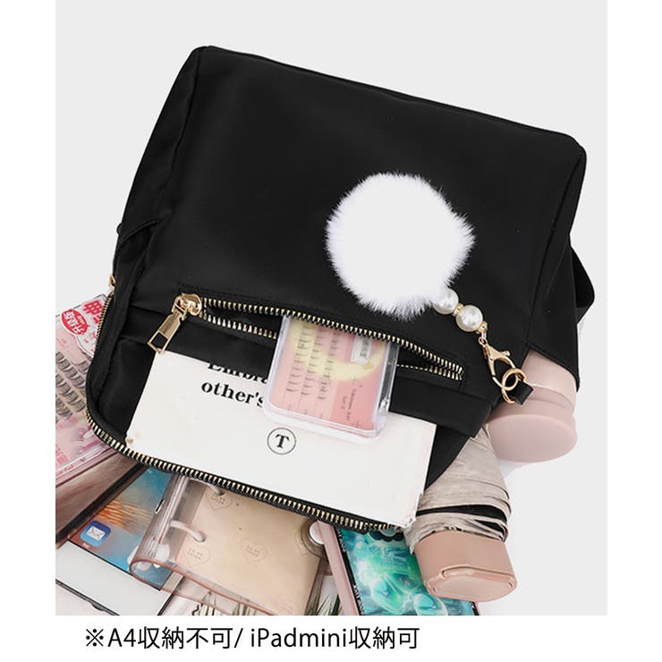 リュックサック 軽量 ファーチャーム付き | SUNSHINE CLOSET | 詳細画像7 