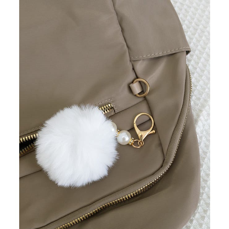 リュックサック 軽量 ファーチャーム付き | SUNSHINE CLOSET | 詳細画像9 