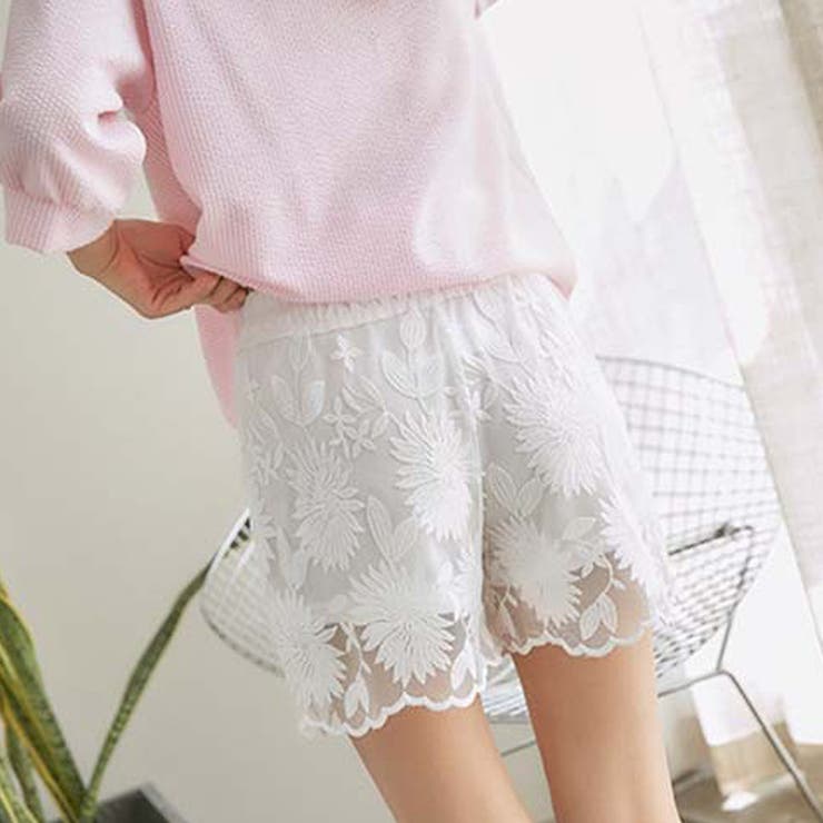ペチパンツ レース ショートパンツ | SUNSHINE CLOSET | 詳細画像3 